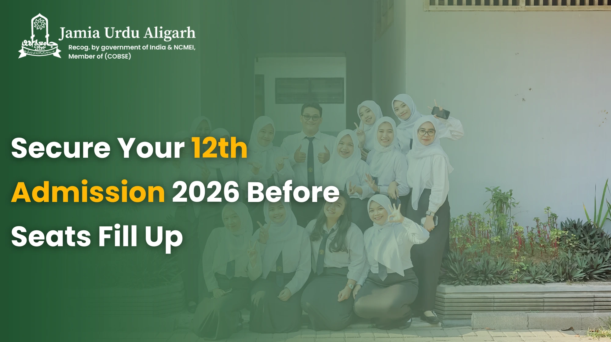 12th Admission Open Till 20 July 2026 — Secure Your Seat Before Seats Fill Up